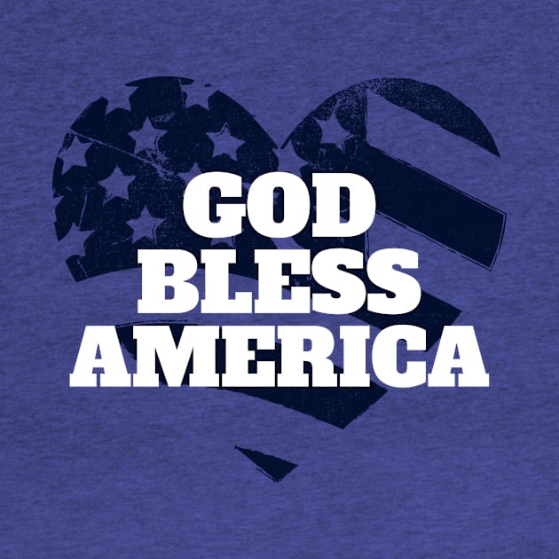 god bless america by caro's shirt spot
